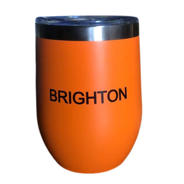 Lifebuoy Orange Stainless Steel Beach Cup - Image 2